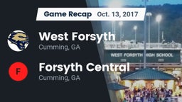 Recap: West Forsyth  vs. Forsyth Central  2017