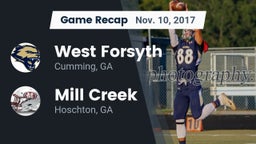Recap: West Forsyth  vs. Mill Creek  2017