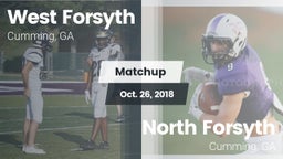 Matchup: West Forsyth High vs. North Forsyth  2018