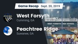 Recap: West Forsyth  vs. Peachtree Ridge  2019