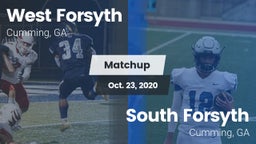 Matchup: West Forsyth High vs. South Forsyth  2020