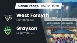 Recap: West Forsyth  vs. Grayson  2020