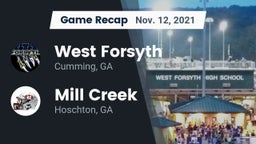 Recap: West Forsyth  vs. Mill Creek  2021