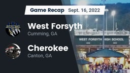Recap: West Forsyth  vs. Cherokee  2022