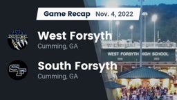 Recap: West Forsyth  vs. South Forsyth  2022