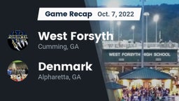 Recap: West Forsyth  vs. Denmark  2022