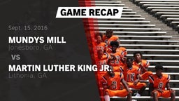 Recap: Mundys Mill  vs. Martin Luther King Jr.  2016