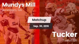 Matchup: Mundys Mill HS vs. Tucker  2016