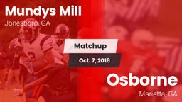 Matchup: Mundys Mill HS vs. Osborne  2016