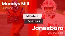 Matchup: Mundys Mill HS vs. Jonesboro  2016