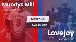 Matchup: Mundys Mill HS vs. Lovejoy  2017