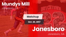 Matchup: Mundys Mill HS vs. Jonesboro  2017