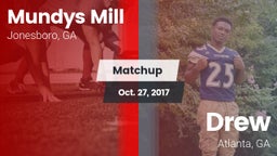 Matchup: Mundys Mill HS vs. Drew  2017