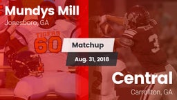 Matchup: Mundys Mill HS vs. Central  2018