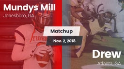 Matchup: Mundys Mill HS vs. Drew  2018