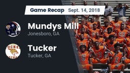 Recap: Mundys Mill  vs. Tucker  2018