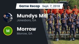 Recap: Mundys Mill  vs. Morrow  2018