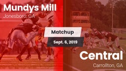 Matchup: Mundys Mill HS vs. Central  2019
