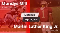 Matchup: Mundys Mill HS vs. Martin Luther King Jr.  2019