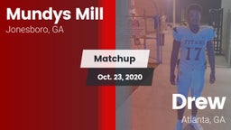 Matchup: Mundys Mill HS vs. Drew  2020