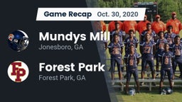 Recap: Mundys Mill  vs. Forest Park  2020