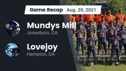 Recap: Mundys Mill  vs. Lovejoy  2021