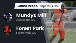 Recap: Mundys Mill  vs. Forest Park  2022