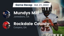 Recap: Mundys Mill  vs. Rockdale County  2022