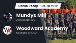Recap: Mundys Mill  vs. Woodward Academy 2022