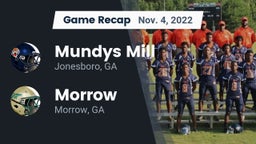 Recap: Mundys Mill  vs. Morrow  2022
