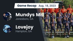 Recap: Mundys Mill  vs. Lovejoy  2023