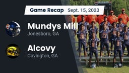 Recap: Mundys Mill  vs. Alcovy  2023