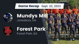 Recap: Mundys Mill  vs. Forest Park  2023