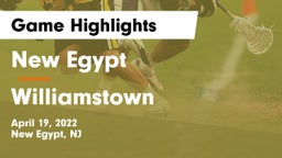 New Egypt  vs Williamstown  Game Highlights - April 19, 2022