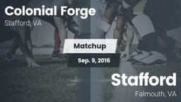 Matchup: Colonial Forge High vs. Stafford  2016