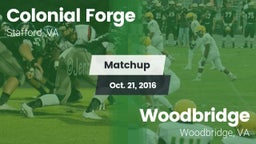 Matchup: Colonial Forge High vs. Woodbridge  2016