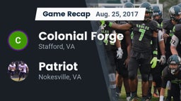 Recap: Colonial Forge  vs. Patriot   2017