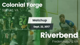 Matchup: Colonial Forge High vs. Riverbend  2017