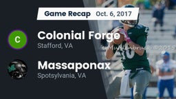 Recap: Colonial Forge  vs. Massaponax  2017