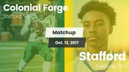 Matchup: Colonial Forge High vs. Stafford  2017