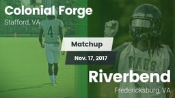 Matchup: Colonial Forge High vs. Riverbend  2017