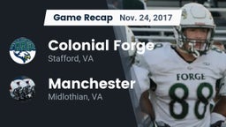 Recap: Colonial Forge  vs. Manchester  2017