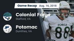 Recap: Colonial Forge  vs. Potomac  2018