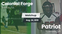 Matchup: Colonial Forge High vs. Patriot   2018