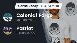 Recap: Colonial Forge  vs. Patriot   2018