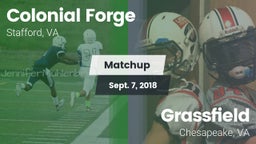 Matchup: Colonial Forge High vs. Grassfield  2018