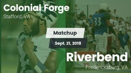 Matchup: Colonial Forge High vs. Riverbend  2018