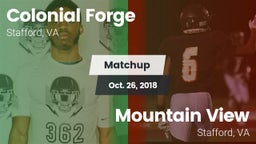 Matchup: Colonial Forge High vs. Mountain View  2018