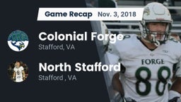 Recap: Colonial Forge  vs. North Stafford   2018