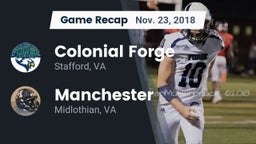 Recap: Colonial Forge  vs. Manchester  2018